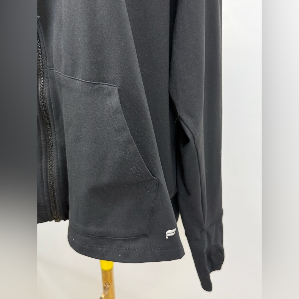 FABLETICS Women's Black full zip Cloud jersey kni… - image 3